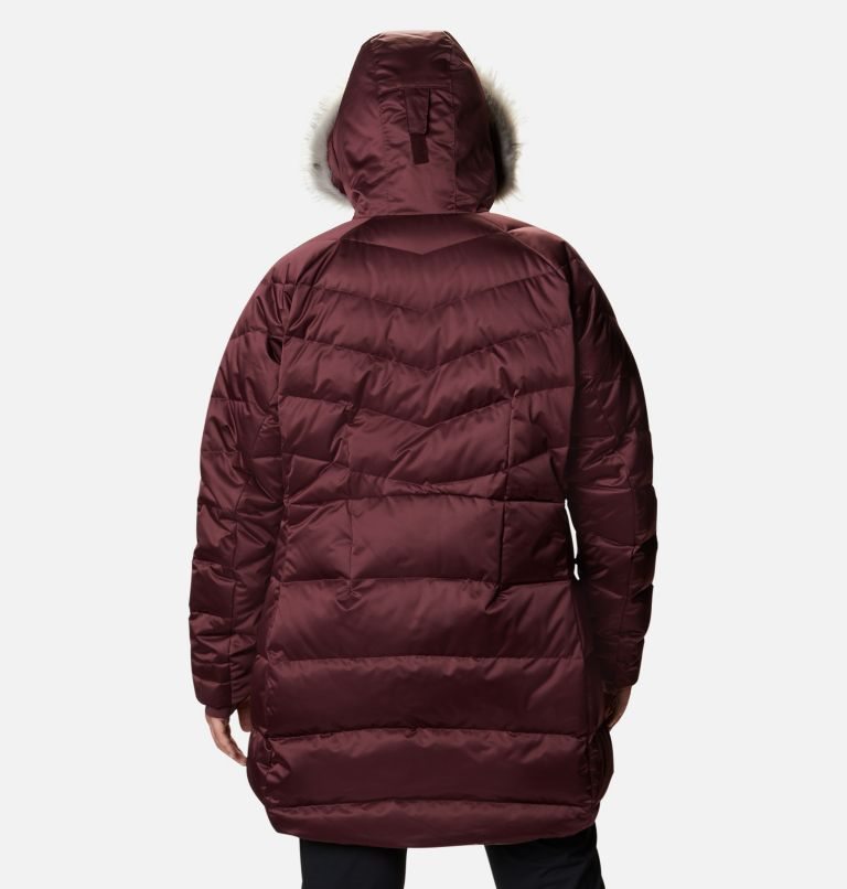 Women's Columbia Lay D Down II Mid Jackets Burgundy | Plus Size CA-M4183